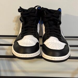 Nike Air Jordan Black and Blue High Top